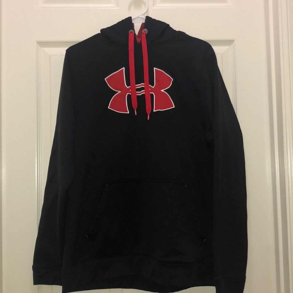 Black/red Under Armour Sweatshirt Hoodie